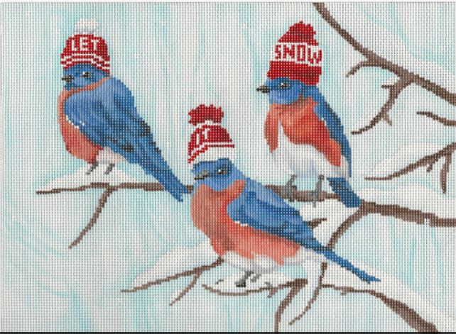 click here to view larger image of Let It Snow (hand painted canvases)