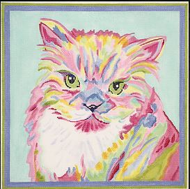 click here to view larger image of Persian Cat (hand painted canvases 2)