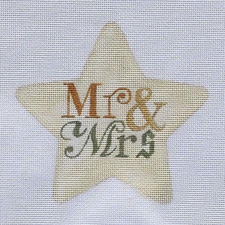 click here to view larger image of Mr & Mrs Star (hand painted canvases)