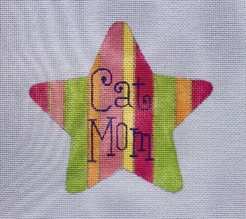click here to view larger image of Cat Mom Star (hand painted canvases)