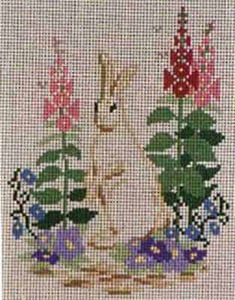 click here to view larger image of Garden Rabbit (hand painted canvases)