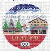 click here to view larger image of Loveland Colorado   (hand painted canvases)