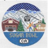 click here to view larger image of Sugar Bowl, California   (hand painted canvases)