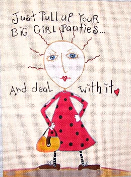 click here to view larger image of Deal With It (hand painted canvases)