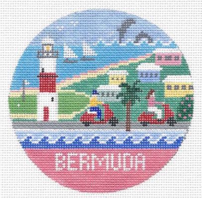click here to view larger image of Bermuda (hand painted canvases)