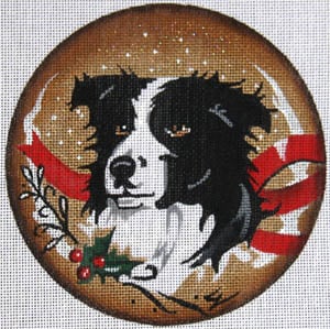 click here to view larger image of Border Collie with Holly (None Selected)