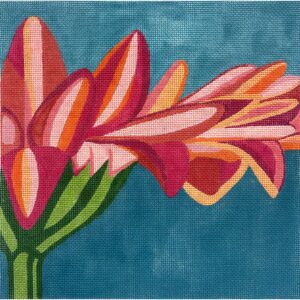 click here to view larger image of Orange Gerber Daisy (hand painted canvases)