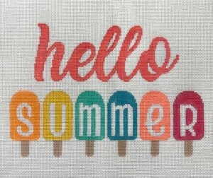 click here to view larger image of Hello Summer Popsicles (hand painted canvases)