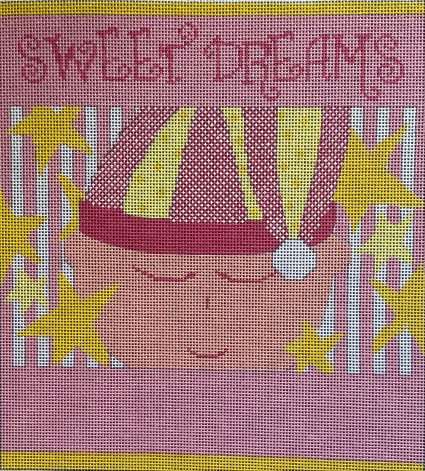 click here to view larger image of Sweet Dreams - Pink (hand painted canvases)