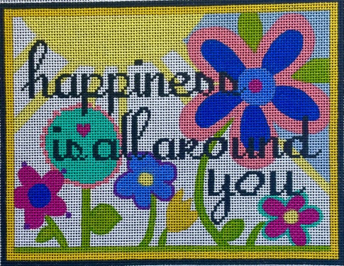 click here to view larger image of Happiness (hand painted canvases)