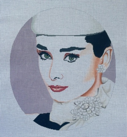 click here to view larger image of Audrey (hand painted canvases)