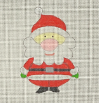 click here to view larger image of Little Bits - Santa Standing w/SG (hand painted canvases)