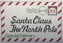 click here to view larger image of Small Santa Letter (hand painted canvases)