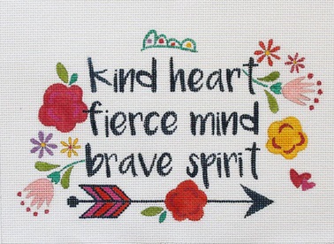 click here to view larger image of Kind Heart (hand painted canvases)