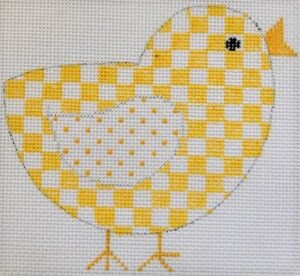 click here to view larger image of Chick - Yellow w/SG  (hand painted canvases)