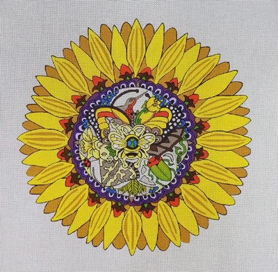 click here to view larger image of Sunflower  (hand painted canvases)