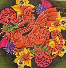 click here to view larger image of Dragon - 13M (hand painted canvases)