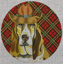 click here to view larger image of Dog w/Cowboy Hat (hand painted canvases)