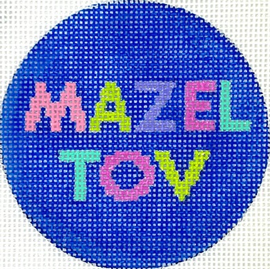 click here to view larger image of Mazel Tov (hand painted canvases 2)