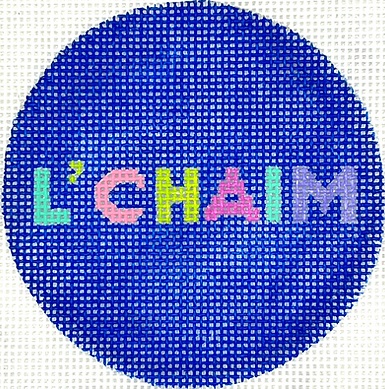 click here to view larger image of L'Chaim (hand painted canvases 2)