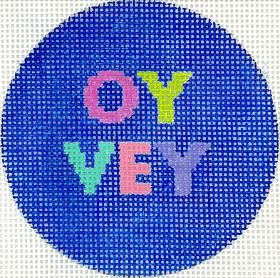 click here to view larger image of Oy Vey (hand painted canvases 2)