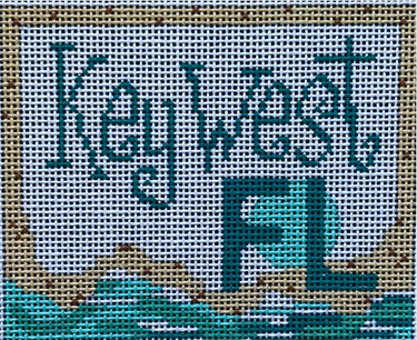 click here to view larger image of Key West FL (hand painted canvases)