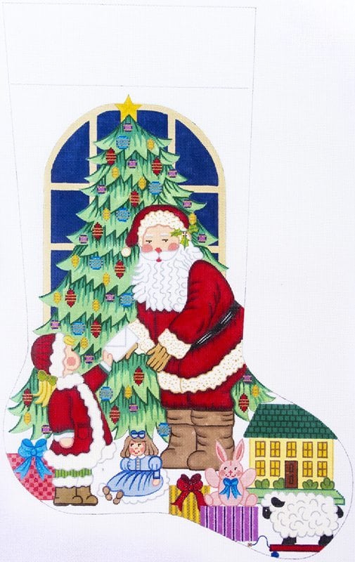 click here to view larger image of Christmas Stocking 7299 - 18M (hand painted canvases)