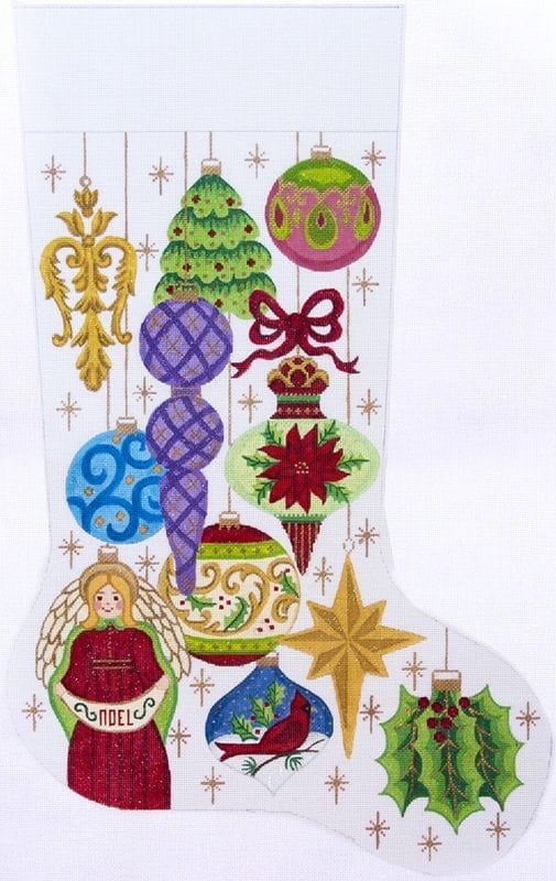 click here to view larger image of Christmas Stocking 7289 - 18M (hand painted canvases)
