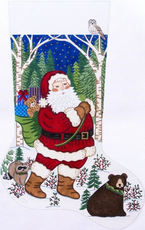 click here to view larger image of Christmas Stocking 7287 - 18M (hand painted canvases)