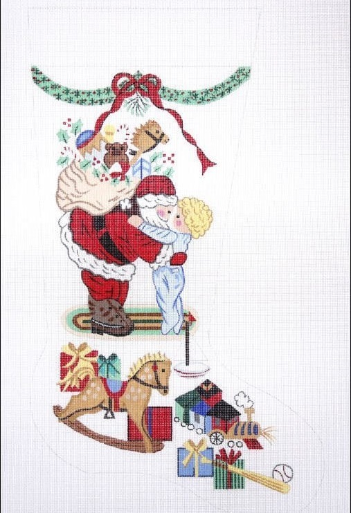 click here to view larger image of Christmas Stocking 7023 - 18M (hand painted canvases)