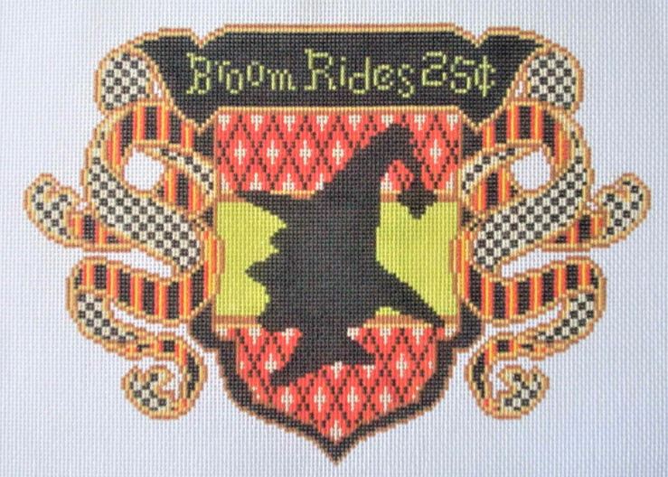 click here to view larger image of Broom Rides - 13M (hand painted canvases)