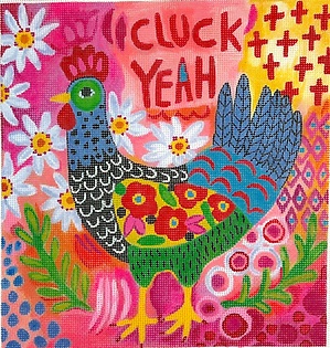 click here to view larger image of Cluck Yeah (hand painted canvases 2)