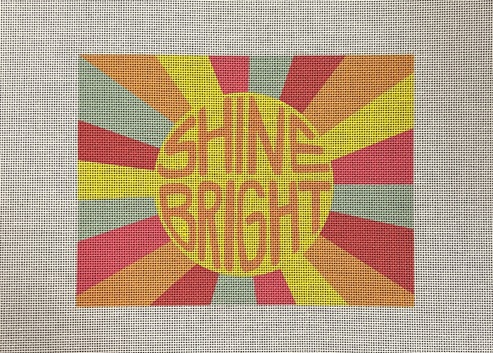 click here to view larger image of Shine Bright (hand painted canvases)