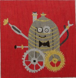 click here to view larger image of Steam Punk Robot (hand painted canvases)