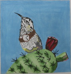 click here to view larger image of What time is it, Cactus Wren? (hand painted canvases)