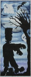 click here to view larger image of Midnight Frank Silhouette (hand painted canvases)