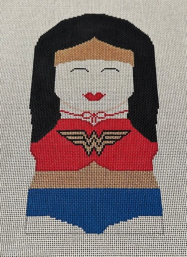 click here to view larger image of Super Heroes - Wonder Girl (hand painted canvases)