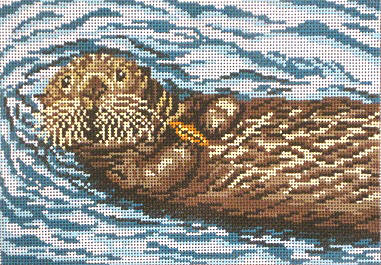 click here to view larger image of Sea Otters Life - 13M (hand painted canvases)