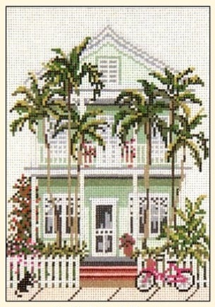click here to view larger image of Island House FL - 13M (hand painted canvases)