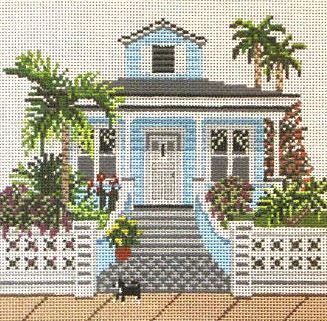 click here to view larger image of Tropical Bungalow - 13M (hand painted canvases)