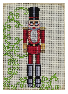 click here to view larger image of Red Nutcracker (hand painted canvases)