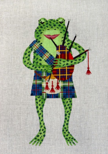 click here to view larger image of Bagpipe Tad (hand painted canvases)