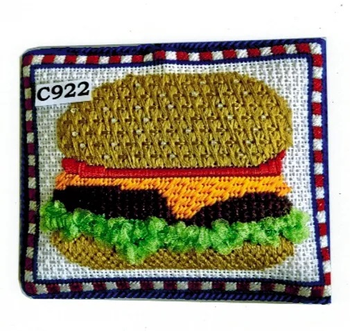 click here to view larger image of Hamburger (hand painted canvases)