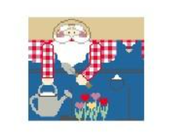 click here to view larger image of Santa Roll Up - May (hand painted canvases)