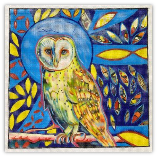click here to view larger image of Owl Shrine w/SG (hand painted canvases)