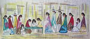 click here to view larger image of Navajo Fair (hand painted canvases)