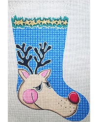 click here to view larger image of Rudolf Stocking (hand painted canvases)