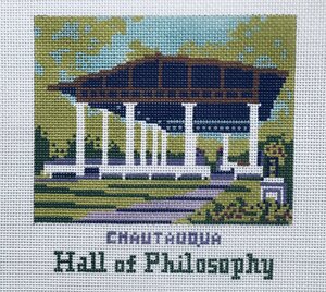 click here to view larger image of Chautauqua Hall of Philosophy (hand painted canvases)