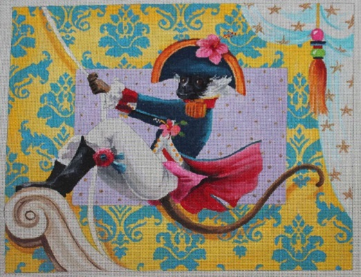 click here to view larger image of Napoleon Monkey (hand painted canvases)