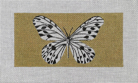 click here to view larger image of White Butterfly - IN591 (hand painted canvases)